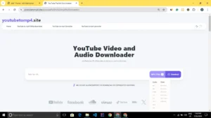 YouTube to mp4 converter